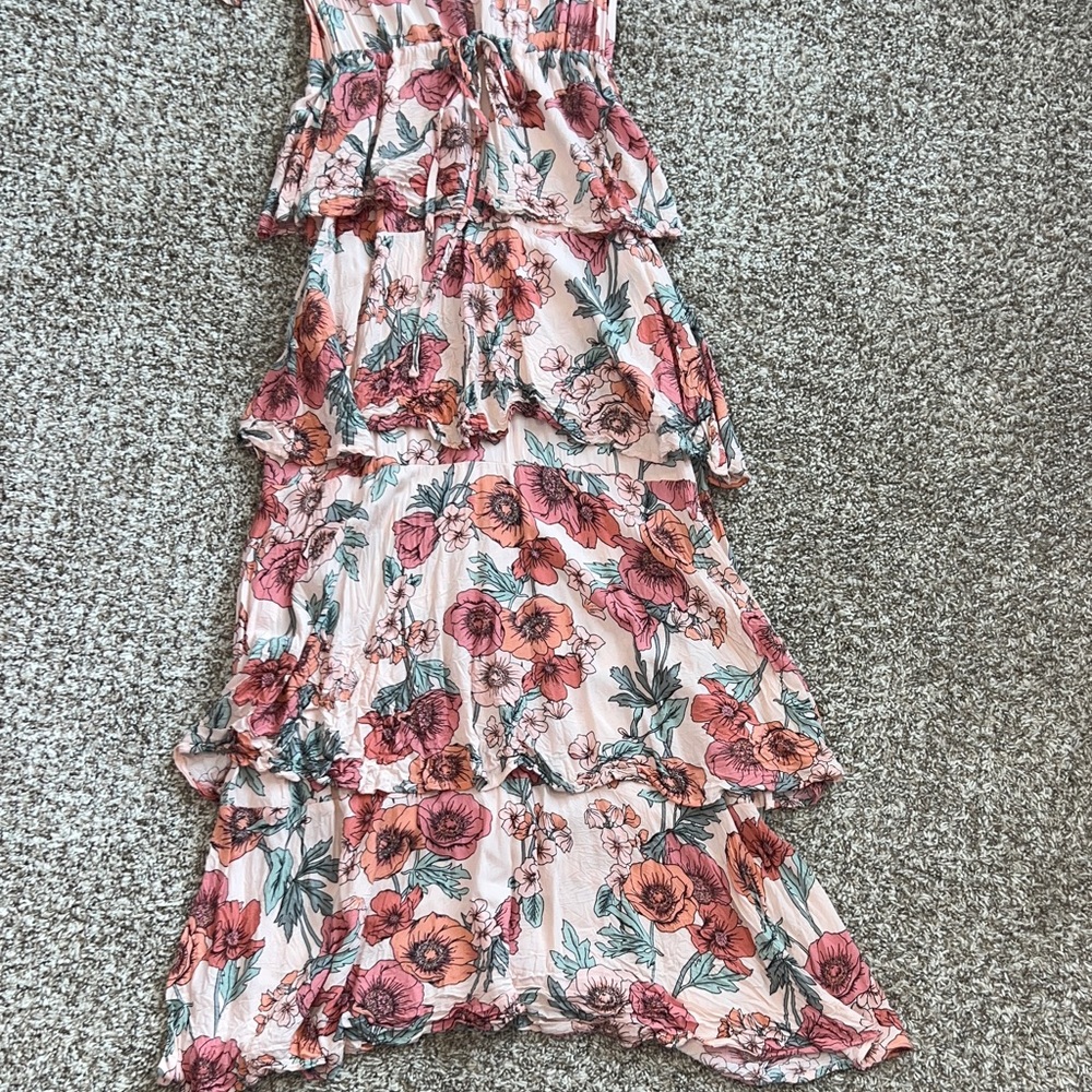 Abel the Label Tiered Maxi Dress Wedding | Baby Shower, Bridal Shower - Picture 4 of 8